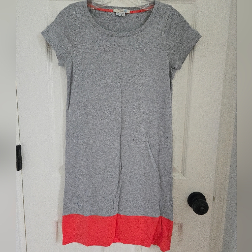 Perfect Boden Casual Tee Shirt Dress, Sporty, Classic, Sz. 2, Crew Neck
